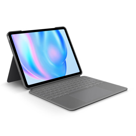 Logitech Combo Touch QWERTY Internacional de EE.UU. Smart Connector Gris