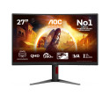 AOC G4 Gaming pantalla para PC 68,6 cm (27'') 2560 x 1440 Pixeles Negro, Rojo