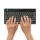 R-Go Tools Teclado ergonómico R-Go Compact Break, teclado compacto con software de pausa, QWERTY (PT), bluetooth, negro