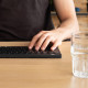 R-Go Tools Teclado ergonómico R-Go Compact Break, teclado compacto con software de pausa, QWERTY (PT), bluetooth, negro
