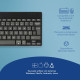 R-Go Tools Teclado ergonómico R-Go Compact Break, teclado compacto con software de pausa, QWERTY (PT), bluetooth, negro