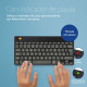 R-Go Tools Teclado ergonómico R-Go Compact Break, teclado compacto con software de pausa, QWERTY (PT), bluetooth, negro