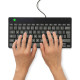 R-Go Tools Teclado ergonómico R-Go Compact Break, teclado compacto con software de pausa, QWERTY (PT), cableado, negro