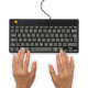 R-Go Tools Teclado ergonómico R-Go Compact Break, teclado compacto con software de pausa, QWERTY (PT), cableado, negro
