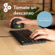 R-Go Tools Teclado ergonómico R-Go Compact Break, teclado compacto con software de pausa, QWERTY (PT), cableado, negro
