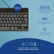 R-Go Tools Teclado ergonómico R-Go Compact Break, teclado compacto con software de pausa, QWERTY (PT), cableado, negro