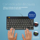 R-Go Tools Teclado ergonómico R-Go Compact Break, teclado compacto con software de pausa, QWERTY (PT), cableado, negro