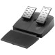 Mars Gaming MWHRSXTWO mando y volante Negro USB Volante + Pedales Analógico