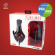 Blade FT2005 auricular y casco Auriculares Alámbrico Diadema Juego Negro, Rojo