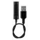 T'nB BLHSMONO auricular y casco Auriculares Alámbrico Diadema USB tipo A Negro