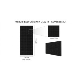 UNILUMIN MODULE 150X337.5 FOR CABINET ULW III 1.5 LED SDM 3IN1 SIZE
