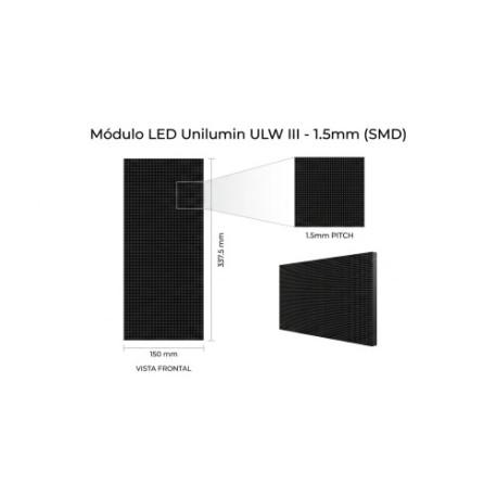 UNILUMIN MODULE 150X337.5 FOR CABINET ULW III 1.5 LED SDM 3IN1 SIZE
