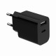 Gembird GMB Audio TA-UC-2AC12-01-BK cargador de dispositivo móvil Interior