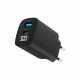 Gembird TA-UC-PDQC30LCD-BK-01 cargador de dispositivo móvil Smartphone, Reloj inteligente