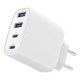 Gembird TA-UC-2A2C-PD40-01-W cargador de dispositivo móvil Smartphone, Tableta Blanco Corriente alterna Carga rápida Interior