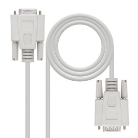 Nanocable 10.14.0506 cable de serie Beige 6 m DB9