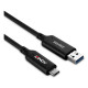 Lindy 43396 cable USB USB 3.2 Gen 1 (3.1 Gen 1) 25 m USB A USB C Negro