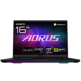 GIGABYTE AORUS MASTER 16 Gaming Laptop - 16.0“, 240Hz OLED, AMD Razen 9 9955X3D