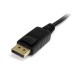 StarTech.com Cable de 4m Adaptador de Mini DisplayPort Macho a DisplayPort Macho- Negro MDP2DPMM4M