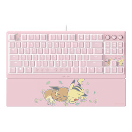 Razer Ornata V3 Tenkeyless – Pikachu & Eevee Edition teclado Juego USB Rosa