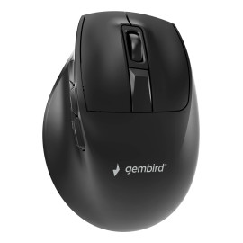 Gembird MUSW3-9B-01 ratón Oficina Mano derecha RF Wireless + Bluetooth + USB Type-A Óptico 2400 DPI