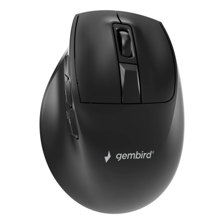 Gembird MUSW3-9B-01 ratón Oficina Mano derecha RF Wireless + Bluetooth + USB Type-A Óptico 2400 DPI