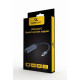 Gembird A-USB3C-LAN-01 hub de interfaz USB 3.2 Gen 1 (3.1 Gen 1) Type-C 1000 Mbit/s Negro, Gris