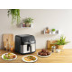 Tefal Easy Fry Mega EY855D10 freidora Sencillo 7,5 L Independiente 2020 W Freidora de aire caliente Negro, Acero inoxidable