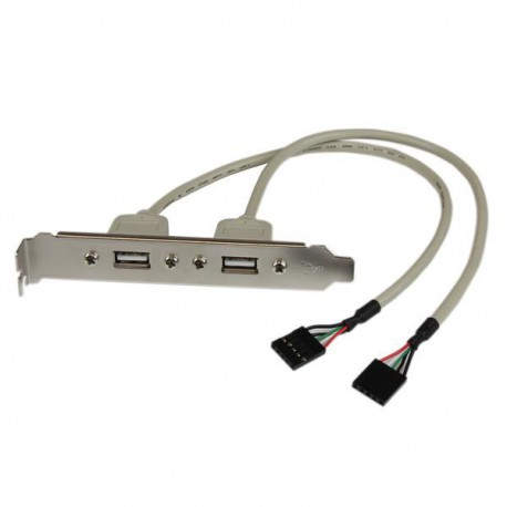 StarTech.com Adaptador de Placa USB A Hembra de 2 puertos USBPLATE