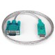 StarTech.com Cable Adaptador 0,9m USB a Puerto Serie Serial RS232 DB9 PC Mac Linux