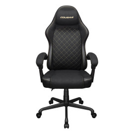 COUGAR CGR-FXF-GLB Silla para videojuegos universal Asiento acolchado Negro, Oro