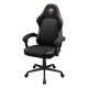 COUGAR CGR-FXF-GLB Silla para videojuegos universal Asiento acolchado Negro, Oro