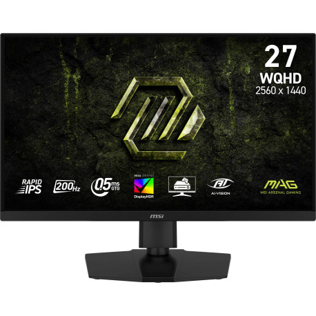MSI MAG 274QPF E20 pantalla para PC 68,6 cm (27'') 2560 x 1440 Pixeles Wide Quad HD LCD Negro