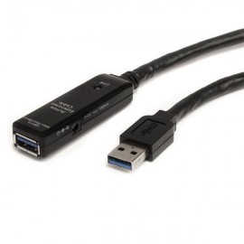 StarTech.com Cable Extensor Alargador USB 3.0 SuperSpeed Activo de 5m  USB A Macho a Hembra  Negro