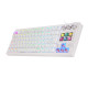 TECLADO MECANICO MK-MASTER BLANCO MARS GAMING
