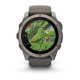 Garmin fēnix 9 3,56 cm (1.4'') AMOLED 51 mm Digital 454 x 454 Pixeles Pantalla táctil Titanio Wifi GPS (satélite)