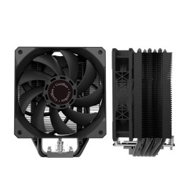 CoolBox DISIPADOR CPU NEGRO 6 HEATPIPES 240W TDP INTEL/AMD