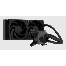 Fractal Design Radius 240 Black Procesador Sistema de refrigeración líquida todo en uno 12 cm Negro 1 pieza(s)