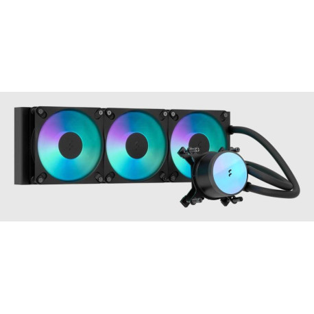 Fractal Design Radius 360 RGB Black Procesador Sistema de refrigeración líquida todo en uno 12 cm Negro 1 pieza(s)