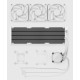 Fractal Design Radius 360 RGB White Procesador Sistema de refrigeración líquida todo en uno 12 cm Blanco 1 pieza(s)