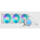 Fractal Design Radius 360 RGB White Procesador Sistema de refrigeración líquida todo en uno 12 cm Blanco 1 pieza(s)