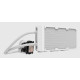 Fractal Design Radius 360 RGB White Procesador Sistema de refrigeración líquida todo en uno 12 cm Blanco 1 pieza(s)