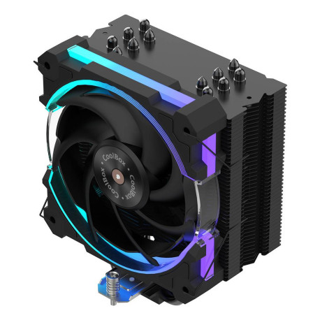 CoolBox Refrigerador CPU H6 Ring ARGB