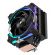 CoolBox Refrigerador CPU H6 Ring ARGB
