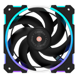CoolBox Ventilador X12 Ring ARGB