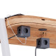 CoolBox CUBIK MAGNET 3 ENCHUFES CUBO MAGNETICO CON CARGA USB Y CABLE AC INTEGRADO