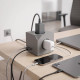 CoolBox CUBIK MAGNET 3 ENCHUFES CUBO MAGNETICO CON CARGA USB Y CABLE AC INTEGRADO