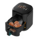 Cecotec Cecofry&Grill Smokin'Prime 4500 Sencillo 4 L Independiente 1900 W Freidora de aire caliente Negro