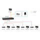 LevelOne HVE-9211PR extensor audio/video Receptor AV Negro