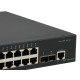 LevelOne GTL-2661 Gestionado L2 Gigabit Ethernet (10/100/1000) Negro Energía sobre Ethernet (PoE)